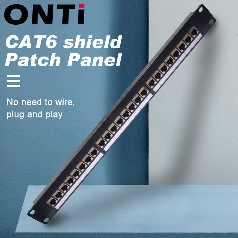 ONTi 19in 1U Rack 24 Port CAT6 - Patch Panel Cat6 评论和价格