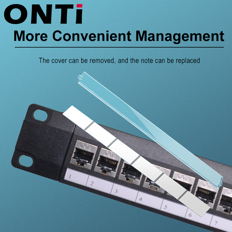 ONTi 19in 1U Rack 24 Port CAT6 - Patch Panel Cat6 评论和价格