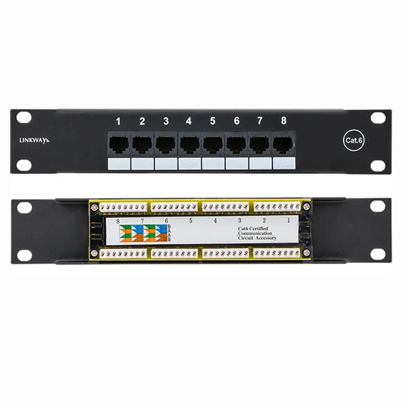 Network Adapter 8 Port CAT6 Pa - Patch Panel Cat6 评论和价格