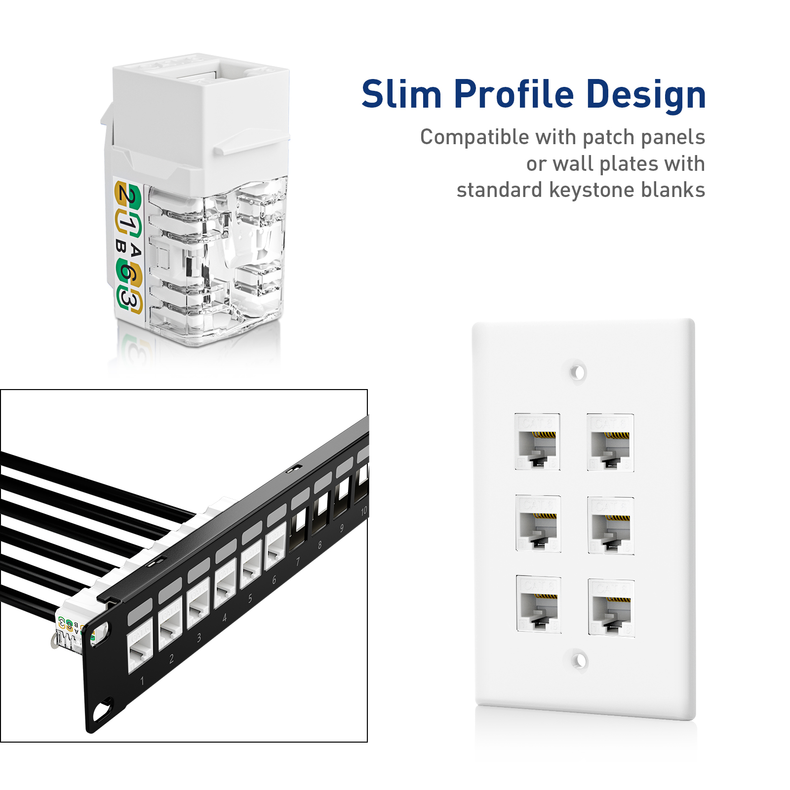 ZoeRax RJ45 Cat6/5e Slim Profi - Patch Panel Cat6 评论和价格
