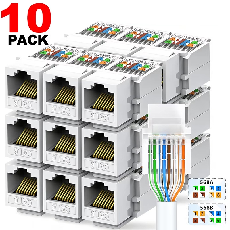 Cat6 Keystone Ethernet RJ45 Ne - Patch Panel Cat6 评论和价格