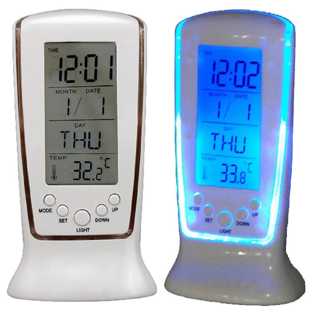 Calendar Clock Digital LED Clo - Office Tech Gadgets 评论和价格