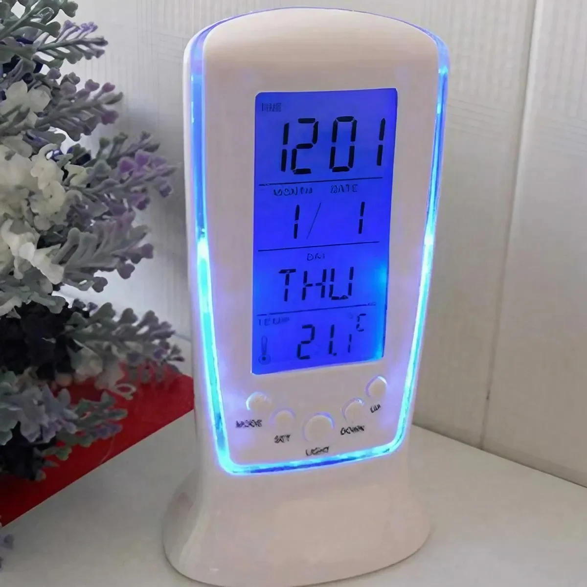 Calendar Clock Digital LED Clo - Office Tech Gadgets 评论和价格