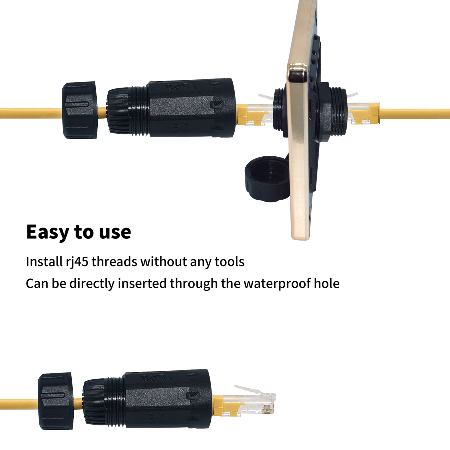 YXY Rj45 Waterproof Connector  - Patch Panel Cat6 评论和价格