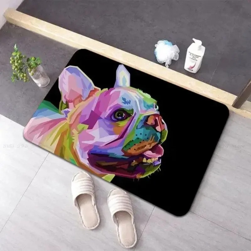 Abstract Topo Doormat Neon Blu - Office Tech Background 评论和价格