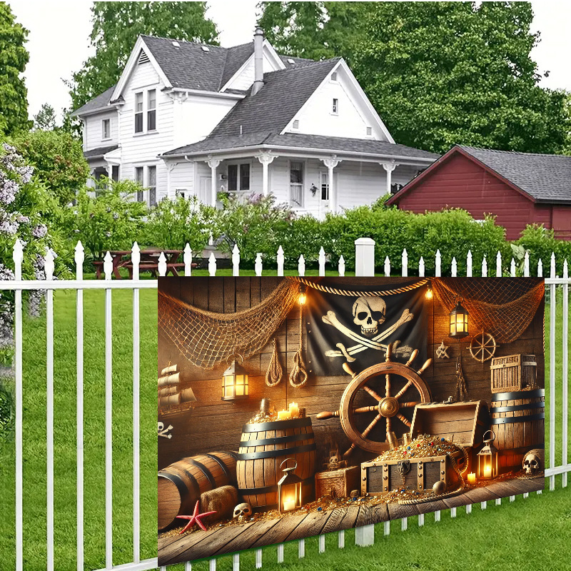 Pirate themed treasure room ba - Office Tech Background 评论和价格
