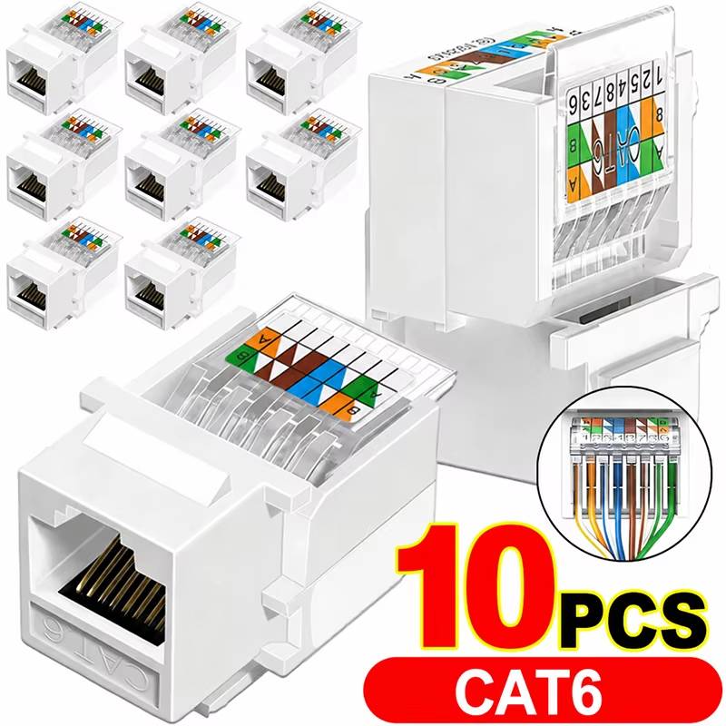 CAT6 Crystal Head Ethernet Int - Patch Panel Cat6 评论和价格