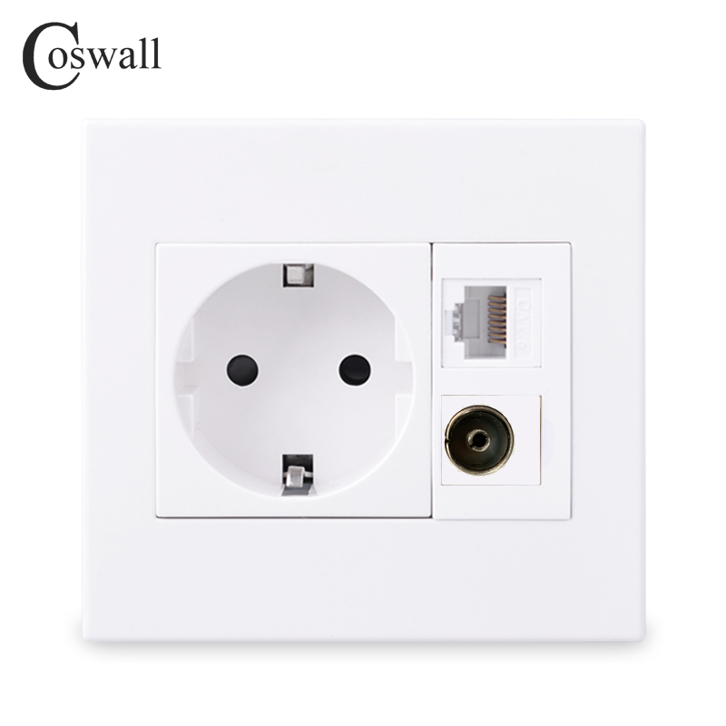 Coswall PC Panel 16A EU Wall P - Patch Panel Cat6 评论和价格