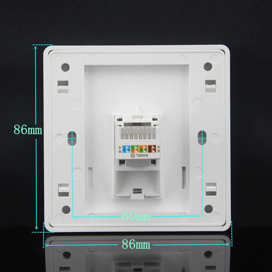 RJ45 Socket Network Panel Jack - Patch Panel Cat6 评论和价格