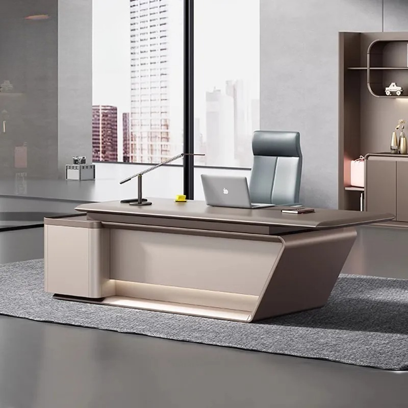 Modern Executive Desk and Chai - Office Tech Management 评论和价格