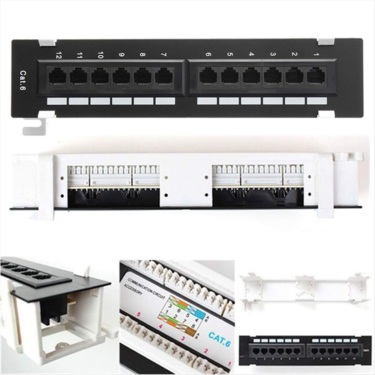 【50% OFF】Network Tool Kit 12 P - Patch Panel Cat6 评论和价格